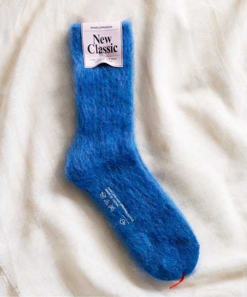 And A(アンドエー)の「MARCOMONDE マルコモンド / mohair ribbed socks モヘアリブソックス / 84N3_1MO-20C(ソックス/靴下・レディース・ピンク系その他/ピンク/ライトグリーン/アイボリー/ブルー/グレー系その他・WOMENS)」の20枚目の写真