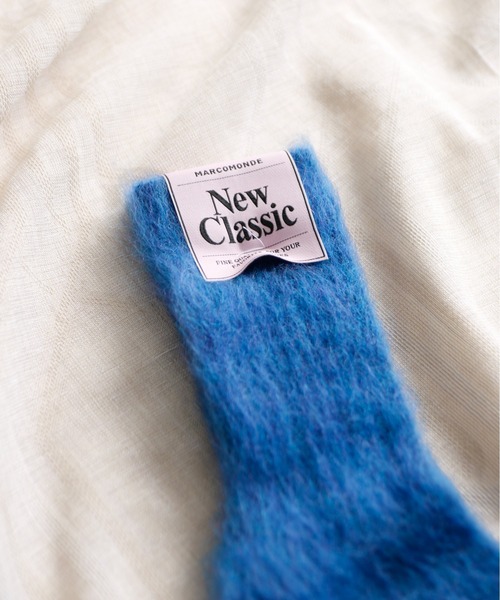 And A(アンドエー)の「MARCOMONDE マルコモンド / mohair ribbed socks モヘアリブソックス / 84N3_1MO-20C(ソックス/靴下・レディース・ピンク系その他/ピンク/ライトグリーン/アイボリー/ブルー/グレー系その他・WOMENS)」の21枚目の写真