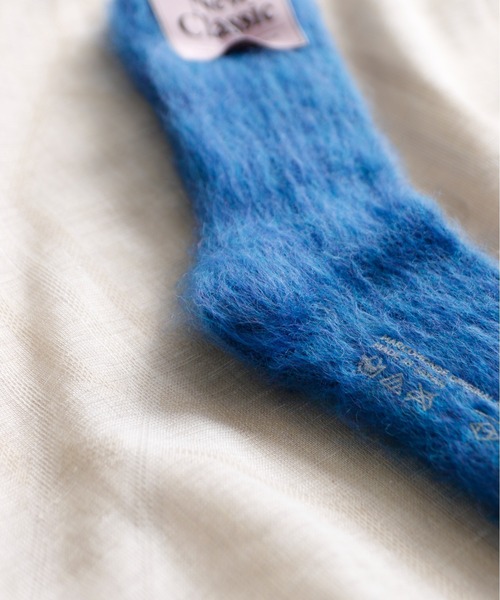 And A(アンドエー)の「MARCOMONDE マルコモンド / mohair ribbed socks モヘアリブソックス / 84N3_1MO-20C(ソックス/靴下・レディース・ピンク系その他/ピンク/ライトグリーン/アイボリー/ブルー/グレー系その他・WOMENS)」の22枚目の写真