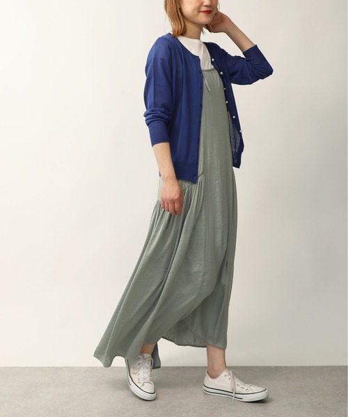 PICCIN（ピッチン）の「接触冷感パールボタンカーディガン（カーディガン/ボレロ・レディース・ブルー/ピンク/ホワイト/パープル/イエロー/ブラック・M）」の22枚目の写真