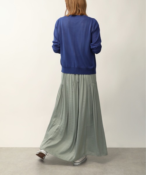 PICCIN（ピッチン）の「接触冷感パールボタンカーディガン（カーディガン/ボレロ・レディース・ブルー/ピンク/ホワイト/パープル/イエロー/ブラック・M）」の21枚目の写真