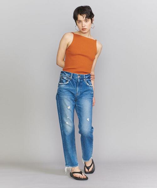 Lepidos（レピドス）の「＜Lepidos＞リブニット キャミソール -ウォッシャブル-（キャミソール・レディース・ベージュ/オフホワイト/オレンジ/その他1・FREE）」の22枚目の写真