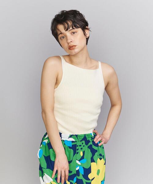 Lepidos（レピドス）の「＜Lepidos＞リブニット キャミソール -ウォッシャブル-（キャミソール・レディース・ベージュ/オフホワイト/オレンジ/その他1・FREE）」の21枚目の写真