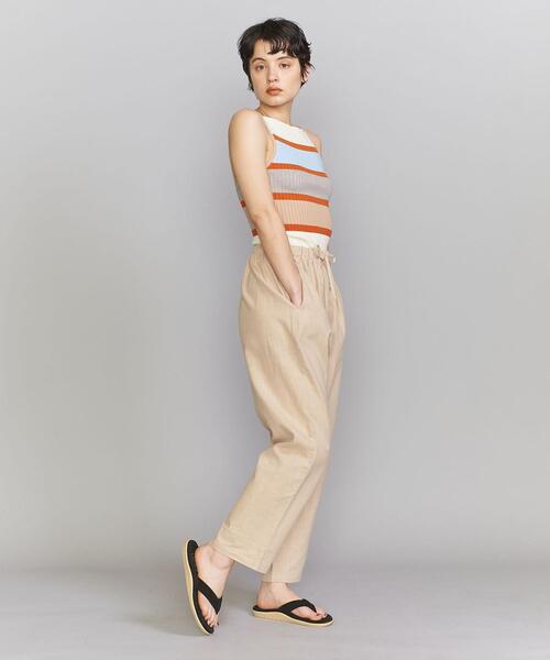 Lepidos（レピドス）の「＜Lepidos＞リブニット キャミソール -ウォッシャブル-（キャミソール・レディース・ベージュ/オフホワイト/オレンジ/その他1・FREE）」の14枚目の写真