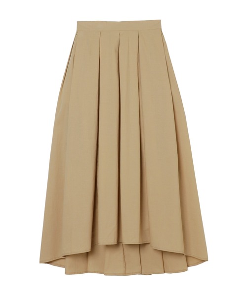 CHILLE(チル)の「ボリュームアシメフレアスカート(スカート・レディース・ブラック/ベージュ/パープル・FREE)」の1枚目の写真