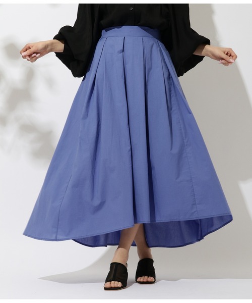 CHILLE(チル)の「ボリュームアシメフレアスカート(スカート・レディース・ブラック/ベージュ/パープル・FREE)」の3枚目の写真