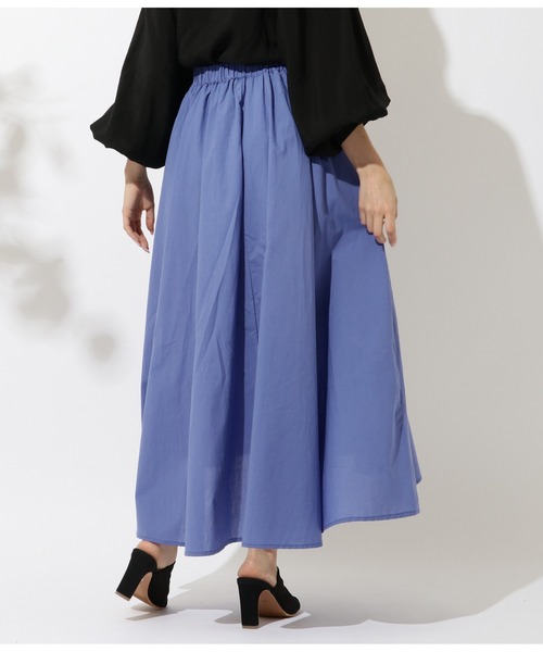 CHILLE(チル)の「ボリュームアシメフレアスカート(スカート・レディース・ブラック/ベージュ/パープル・FREE)」の6枚目の写真