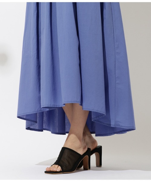 CHILLE(チル)の「ボリュームアシメフレアスカート(スカート・レディース・ブラック/ベージュ/パープル・FREE)」の8枚目の写真