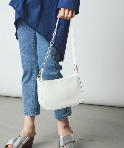 MAISON BREEZE（メゾンブリーズ）の「【MAISON BREEZE】伸縮サイドスリットパンツSCCH91（デニムパンツ・レディース・アイボリー/サックスブルー/ブラック・4/3/5）」の20枚目の写真