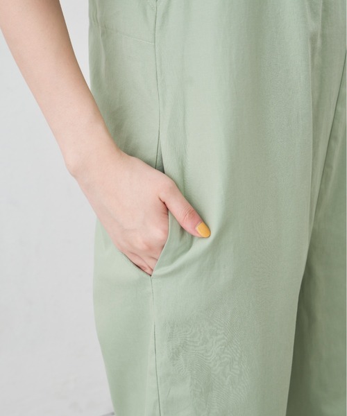 MERLOT(メルロー)の「タックオールインワン(サロペット/オーバーオール・レディース・ピンク/ブラック/ライトグリーン・FREE)」の19枚目の写真