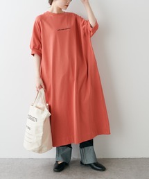 PUAL CE CIN | 刺繍×プリント2WAYカットソーワンピース(Tシャツ/カットソー)