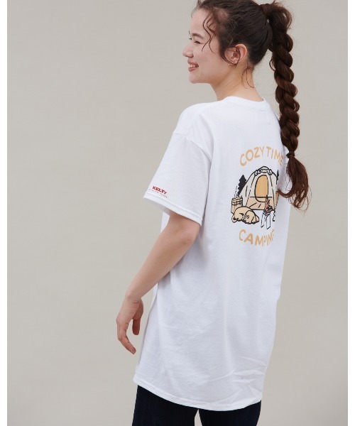 KELTY（ケルティ）の「ZOZO限定/KELTY オオニシアキオ “COZY TIME” S/S TEE（Tシャツ/カットソー・メンズ・ホワイト/サンドベージュ・L/M）」の13枚目の写真