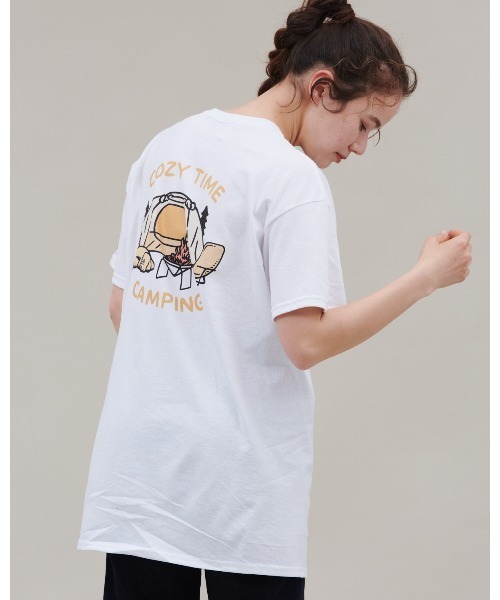 KELTY（ケルティ）の「ZOZO限定/KELTY オオニシアキオ “COZY TIME” S/S TEE（Tシャツ/カットソー・メンズ・ホワイト/サンドベージュ・L/M）」の15枚目の写真