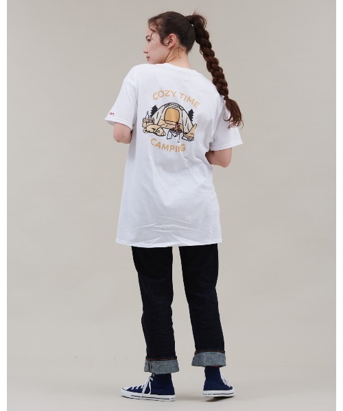KELTY（ケルティ）の「ZOZO限定/KELTY オオニシアキオ “COZY TIME” S/S TEE（Tシャツ/カットソー・メンズ・ホワイト/サンドベージュ・L/M）」の16枚目の写真