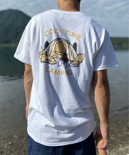KELTY（ケルティ）の「ZOZO限定/KELTY オオニシアキオ “COZY TIME” S/S TEE（Tシャツ/カットソー・メンズ・ホワイト/サンドベージュ・L/M）」の17枚目の写真