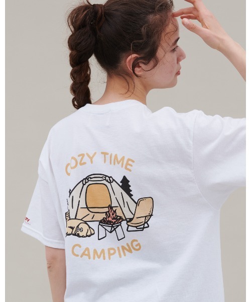 KELTY（ケルティ）の「ZOZO限定/KELTY オオニシアキオ “COZY TIME” S/S TEE（Tシャツ/カットソー・メンズ・ホワイト/サンドベージュ・L/M）」の20枚目の写真