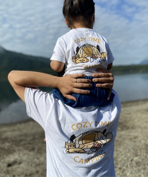 KELTY（ケルティ）の「ZOZO限定/KELTY オオニシアキオ “COZY TIME” S/S TEE（Tシャツ/カットソー・メンズ・ホワイト/サンドベージュ・L/M）」の19枚目の写真