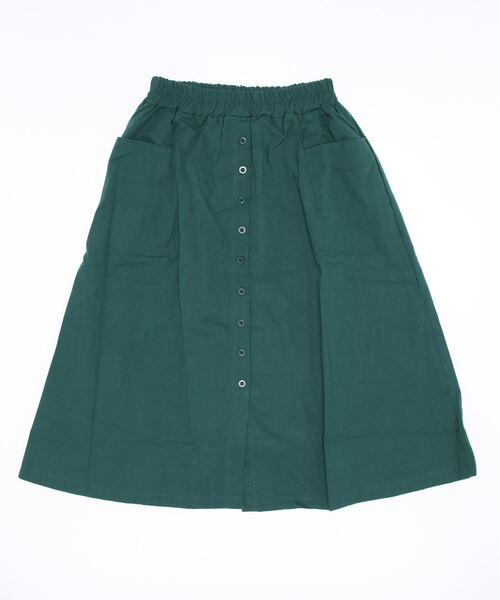 Ritzy（リッツィー）の「ボタンスカート（スカート・レディース・ブラック/ベージュ/グリーン・M/L/XL）」の6枚目の写真
