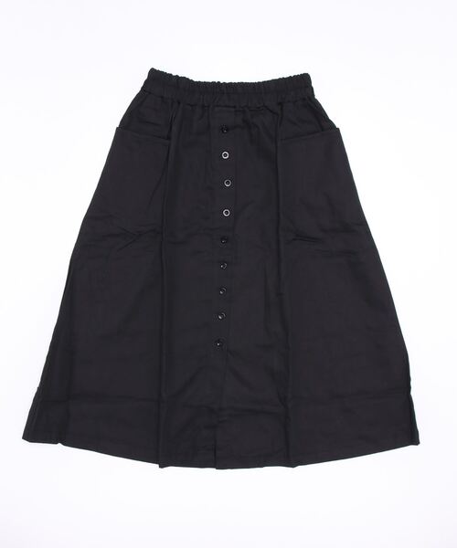 Ritzy（リッツィー）の「ボタンスカート（スカート・レディース・ブラック/ベージュ/グリーン・M/L/XL）」の8枚目の写真