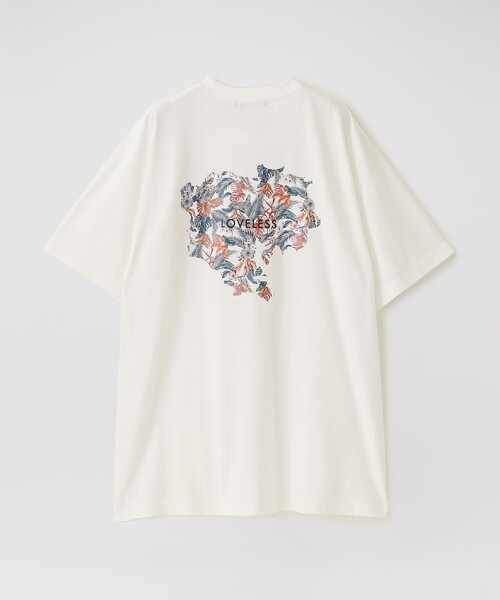 nowartt（ノワート）の「nowarttボタニカル バックプリントＴシャツ（Tシャツ/カットソー・メンズ・ネイビー/オフホワイト/グリーン系その他・S/M/L）」の2枚目の写真