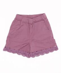 裾レース３分丈ショートパンツ