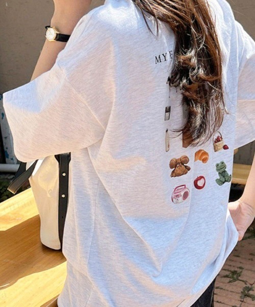 Dalfwin(ダールフィン)の「2022 S/S 春夏 韓国ファッション Tシャツ半袖レディース FAVORITE THINGSTシャツ(Tシャツ/カットソー・レディース・ホワイト/グレー系その他・FREE)」の19枚目の写真
