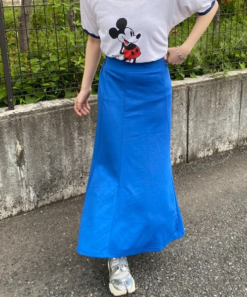 DuKKah（デュカ）の「Dukkah/【低身長向け】ポンチスリットマーメイドスカート（スカート・レディース・ブルー/ライム/ピンク/オレンジ/ブラック・X-SMALL）」の18枚目の写真