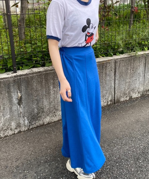 DuKKah（デュカ）の「Dukkah/【低身長向け】ポンチスリットマーメイドスカート（スカート・レディース・ブルー/ライム/ピンク/オレンジ/ブラック・X-SMALL）」の21枚目の写真