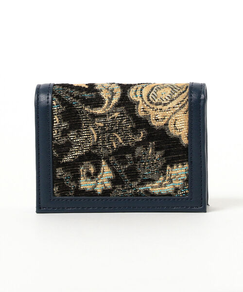 Ray BEAMS(レイビームス)の「Ray BEAMS / ゴブラン 2つ折り ウォレット(財布・レディース・ネイビー/ブラウン・ONE SIZE)」の13枚目の写真