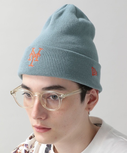NEW ERA(ニューエラ)の「【NEW ERA】ロゴ/刺繍ワッチ(ニットキャップ/ビーニー・メンズ・グリーン/ブラック/ライトブルー・FREE)」の3枚目の写真