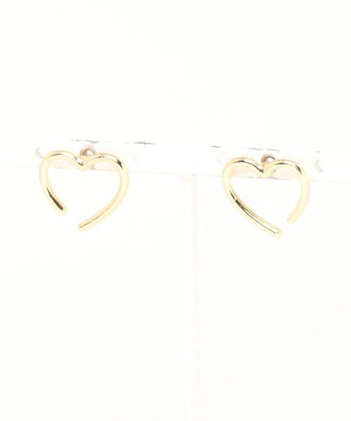 Fun & Daily(ファンアンドデイリー)の「ラインハートピアス(ピアス(両耳用)・レディース・シルバー/ゴールド・FREE)」の9枚目の写真