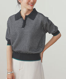 BEAMS HEART | BEAMS HEART / 柄編み ニットポロシャツ(ポロシャツ)