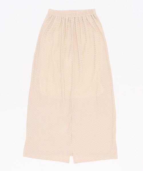 ECRIRE（エクリール）の「カットレーススカート（スカート・レディース・ベージュ/ブラック・M）」の3枚目の写真