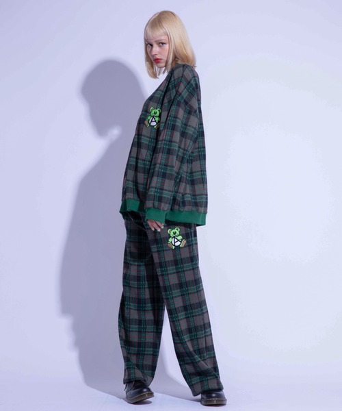 Candy Stripper（キャンディストリッパー）の「ANARCHY BEAR ブルゾン（ブルゾン・レディース・グリーン/ブルー/イエロー・2）」の10枚目の写真