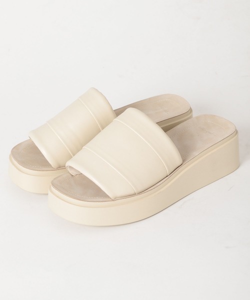 niko and...（ニコアンド）の「オリジナル厚底スライドサンダル（サンダル・レディース・ブラック/その他1/アイボリー・MEDIUM/LARGE）」の11枚目の写真