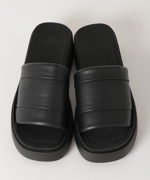 niko and...（ニコアンド）の「オリジナル厚底スライドサンダル（サンダル・レディース・ブラック/その他1/アイボリー・MEDIUM/LARGE）」の10枚目の写真