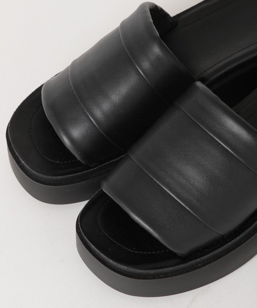 niko and...（ニコアンド）の「オリジナル厚底スライドサンダル（サンダル・レディース・ブラック/その他1/アイボリー・MEDIUM/LARGE）」の12枚目の写真