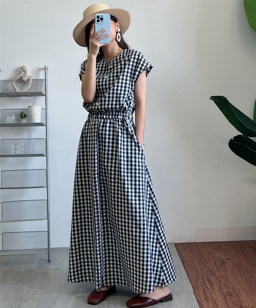 ワンピース MAISONCLOSE MAISON BREEZE ワンピース 「MAISON BREEZE」ピンストライプ