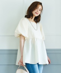 coca（coca） | ＼新色登場／エンボススクエアブラウス(シャツ/ブラウス)