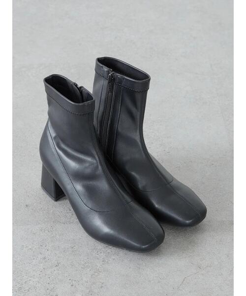 ORiental TRaffic(オリエンタルトラフィック)の「ORiental Traffic ストレッチブーツ(ブーツ・レディース・ブラウン/グレイッシュベージュ/ブラック/カーキ・S/M/L/LL)」の6枚目の写真