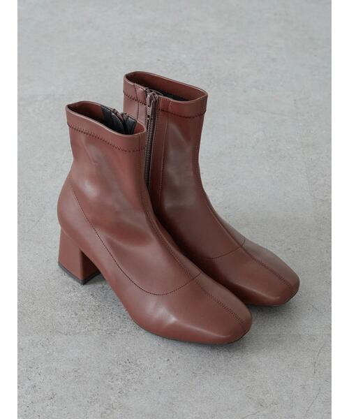 ORiental TRaffic(オリエンタルトラフィック)の「ORiental Traffic ストレッチブーツ(ブーツ・レディース・ブラウン/グレイッシュベージュ/ブラック/カーキ・S/M/L/LL)」の8枚目の写真