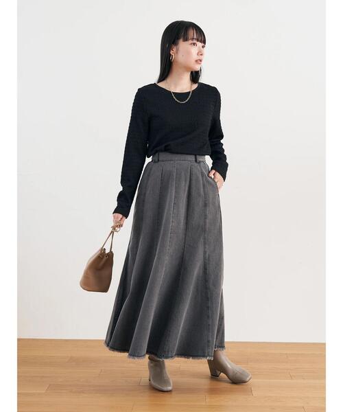 ORiental TRaffic(オリエンタルトラフィック)の「ORiental Traffic ストレッチブーツ(ブーツ・レディース・ブラウン/グレイッシュベージュ/ブラック/カーキ・S/M/L/LL)」の11枚目の写真