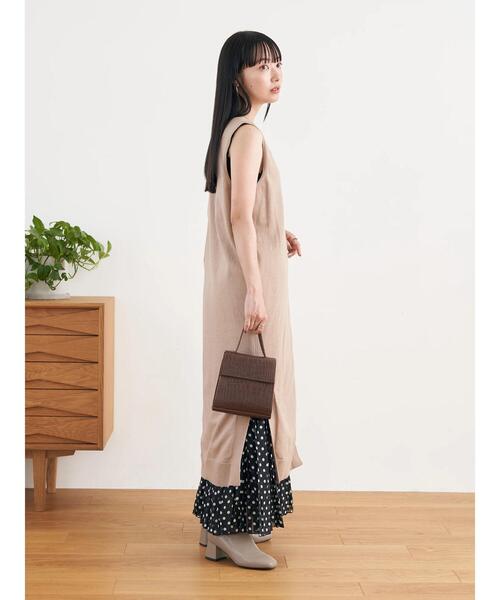 ORiental TRaffic(オリエンタルトラフィック)の「ORiental Traffic ストレッチブーツ(ブーツ・レディース・ブラウン/グレイッシュベージュ/ブラック/カーキ・S/M/L/LL)」の12枚目の写真