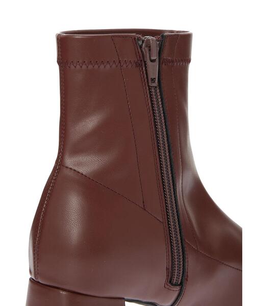 ORiental TRaffic(オリエンタルトラフィック)の「ORiental Traffic ストレッチブーツ(ブーツ・レディース・ブラウン/グレイッシュベージュ/ブラック/カーキ・S/M/L/LL)」の16枚目の写真