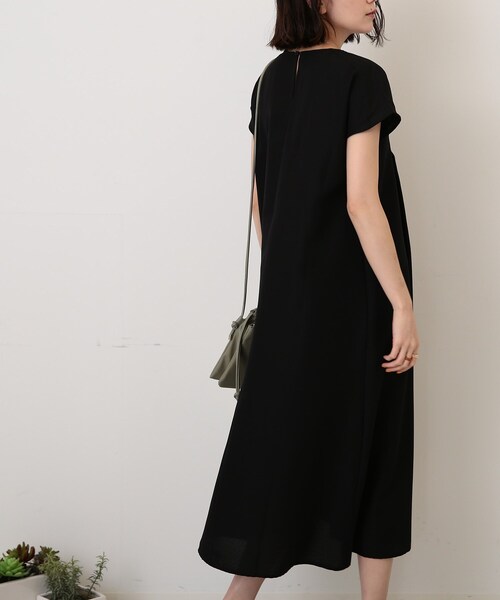 DRESKIP(ドレスキップ)の「◆麻調フレンチタックワンピース(ワンピース・レディース・グレー系その他/オレンジ/ブラック・03/02)」の19枚目の写真