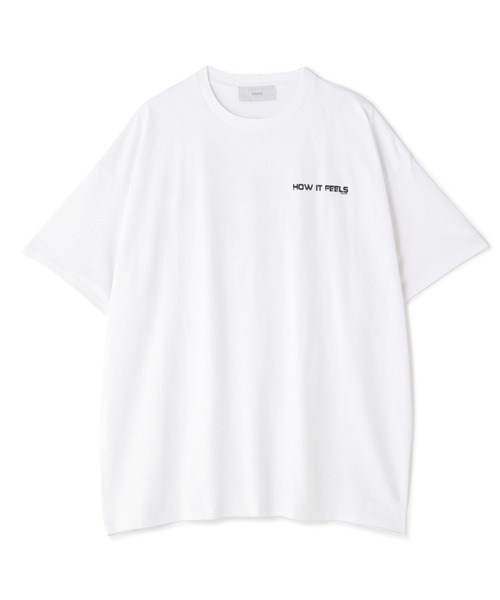 B'2nd（ビーセカンド）の「ENONE エノン/HOW IT FEELS PRINT TEE（Tシャツ/カットソー・メンズ・ホワイト/チャコール・2/1/3）」の4枚目の写真