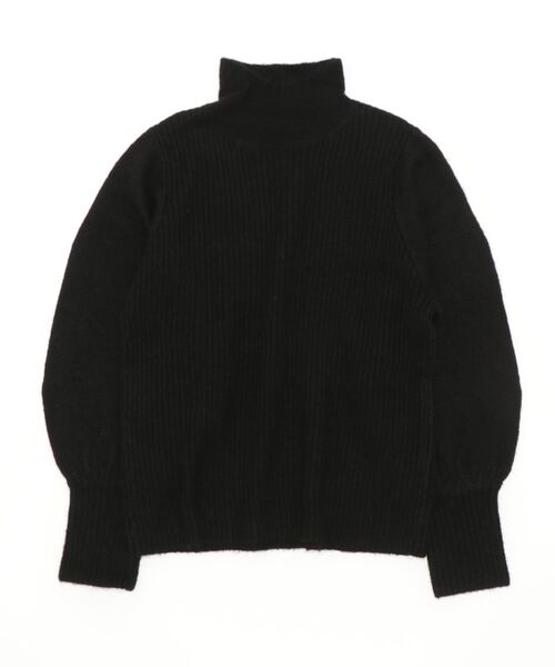 ENNEA(エンネア)の「【2022AWプレオーダー】ウールモヘアタム・ボリュームスリーブハイネックリブニット(ニット/セーター・レディース・オフホワイト/ブラック/ベージュ・M)」の1枚目の写真