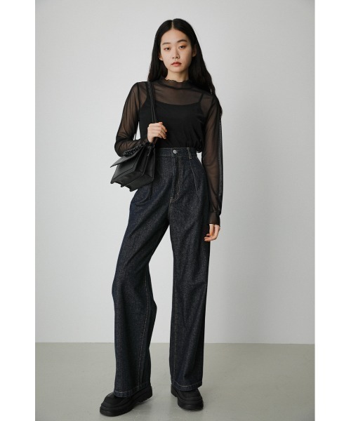 AZUL by moussy（アズールバイマウジー）の「CHUNKY CHAIN SHOULDER BAG/チャンキーチェーンショルダーバッグ（ショルダーバッグ・レディース・ブラック/ライトベージュ・FREE）」の10枚目の写真