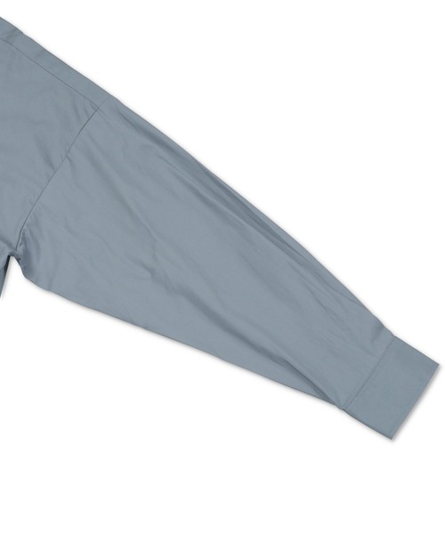 SPINNS(スピンズ)の「【ビックシルエット】長袖 ノーカラーシャツ(シャツ/ブラウス・メンズ・ホワイト/ブラック/サックスブルー・L)」の13枚目の写真