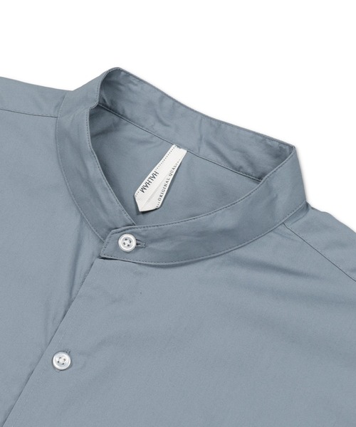 SPINNS(スピンズ)の「【ビックシルエット】長袖 ノーカラーシャツ(シャツ/ブラウス・メンズ・ホワイト/ブラック/サックスブルー・L)」の21枚目の写真